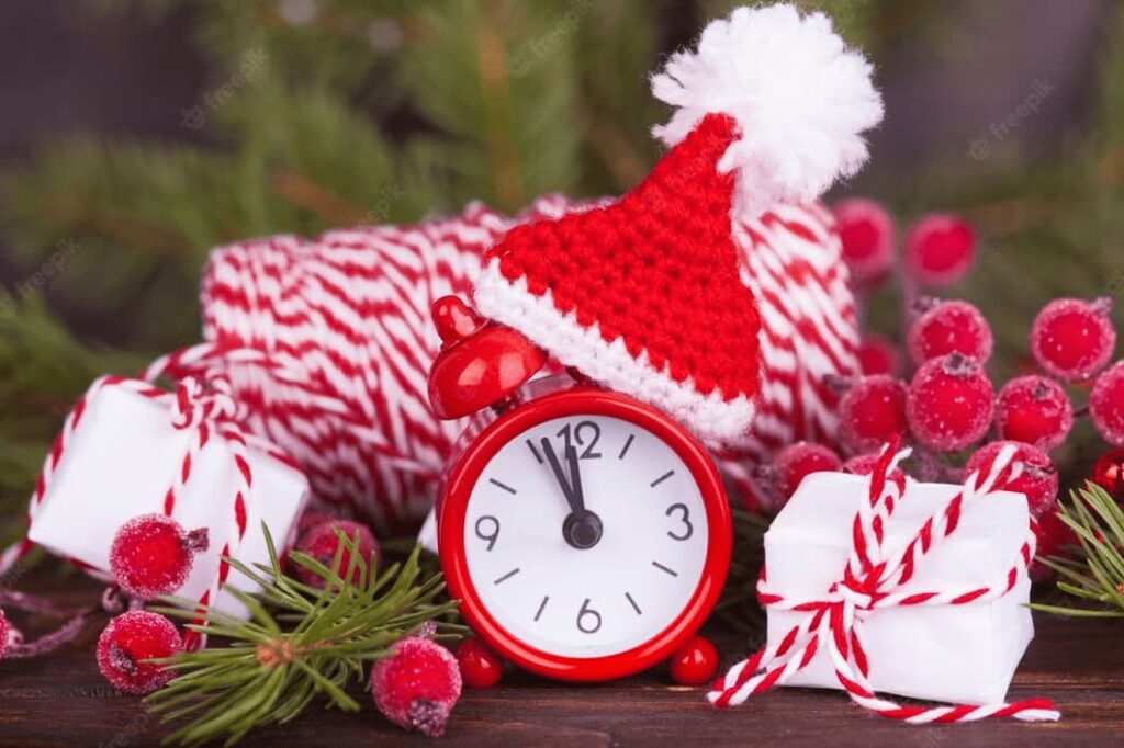 Caressa klok kerst Dierenkliniek76